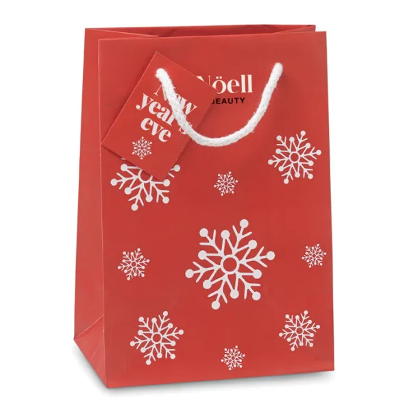 BOSSA SMALL Gift paper bag small Red