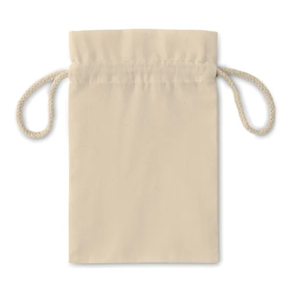 TASKE SMALL Small Cotton draw cord bag Beige