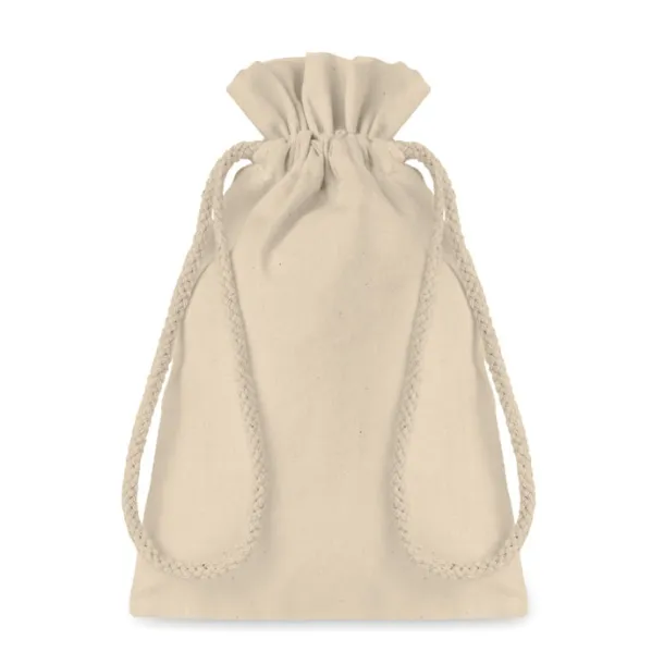 TASKE SMALL Small Cotton draw cord bag Beige