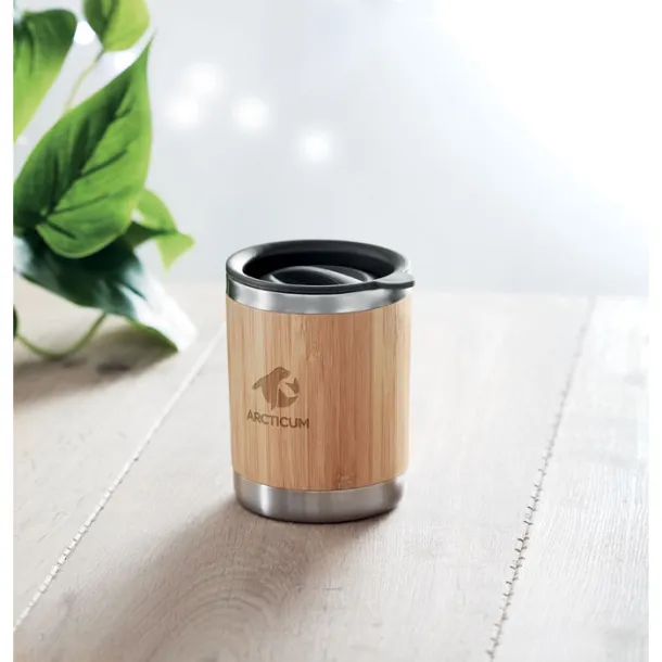 LOKKA Tumbler S/S and bamboo 250ml Wood