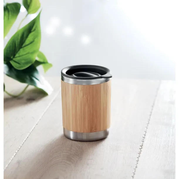 LOKKA Tumbler S/S and bamboo 250ml Wood