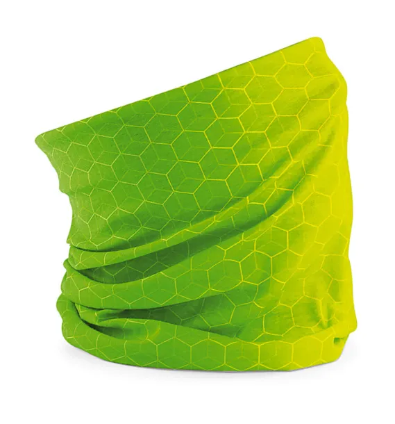  Morf™ Geometric višenamjenski šal - Beechfield Geo Lime