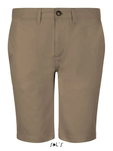 SOL'S JASPER MEN'S CHINO SHORTS - SOL'S Chestnut