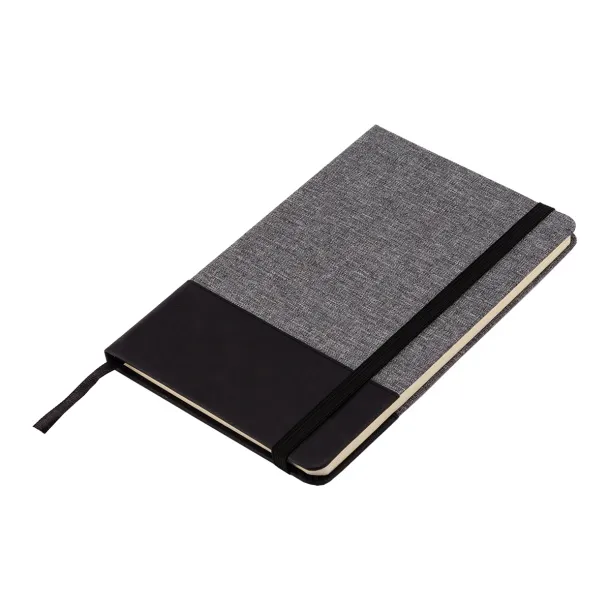 AMADORA notebook with lined pages 140x210 / 160 pages Grey