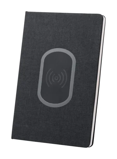Juglans Notes/ wireless punjač, A5 Crna