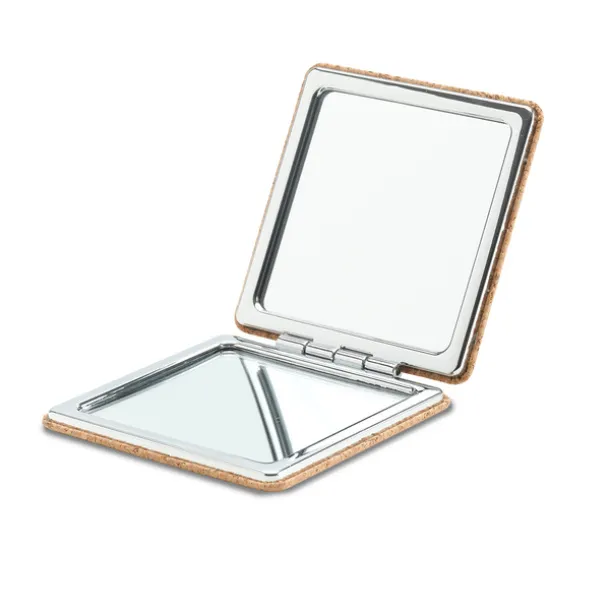 MIRAR mirror with a cork frame Beige