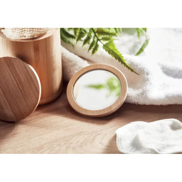 MALAY Bamboo make-up mirror Wood