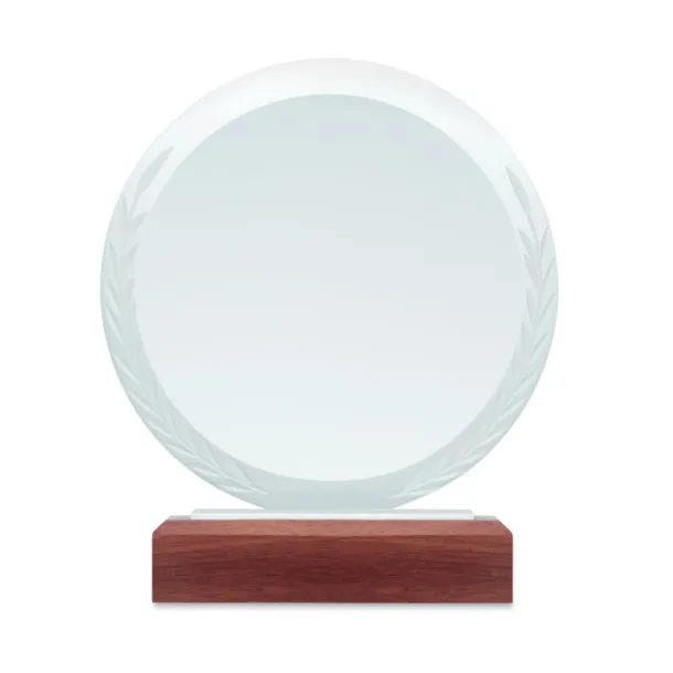 KEEN Round award plaque Brown