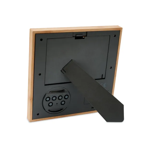 ZENFRAME Photo frame with weather station Wood