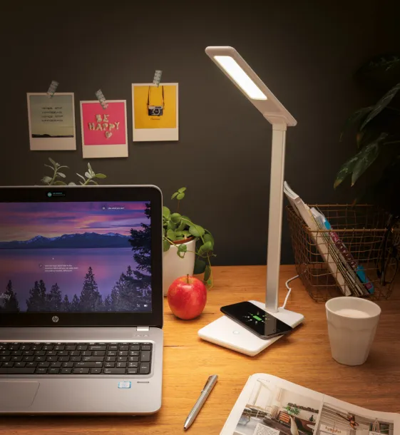  5W Wireless Charging Desk Lamp - XD Collection White 