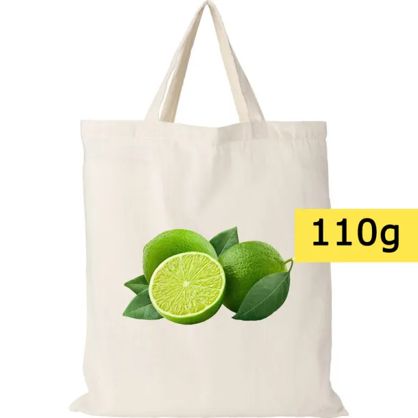  Cotton shopping bag, 110 g/m2 beige