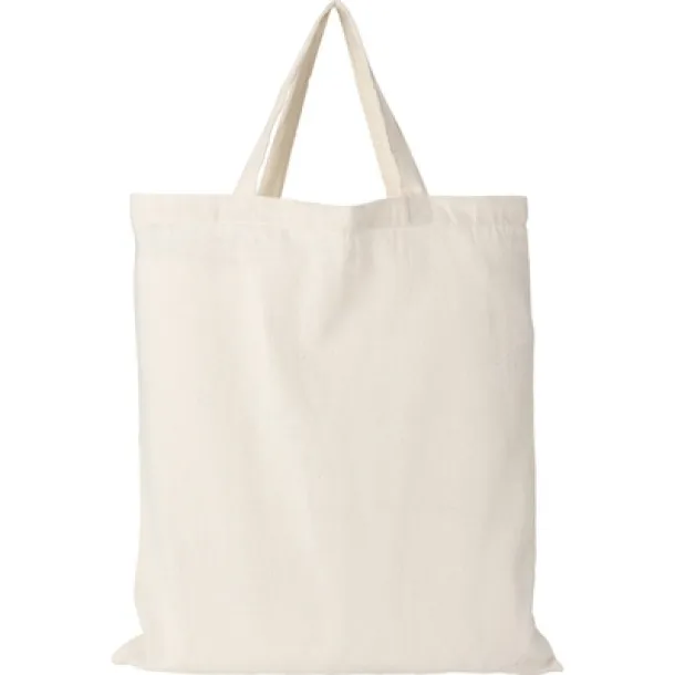  Cotton shopping bag, 110 g/m2 beige