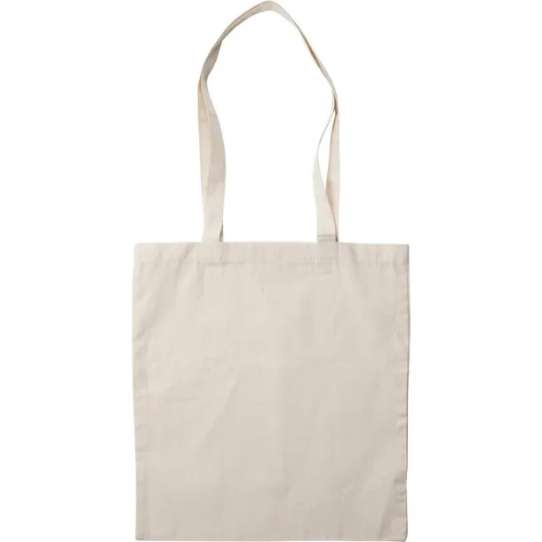  Cotton shopping bag, 180 g/m2 beige