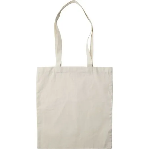  Cotton shopping bag, 180 g/m2 beige