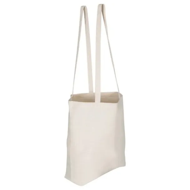  Cotton shopping bag, 240 g/m2 beige