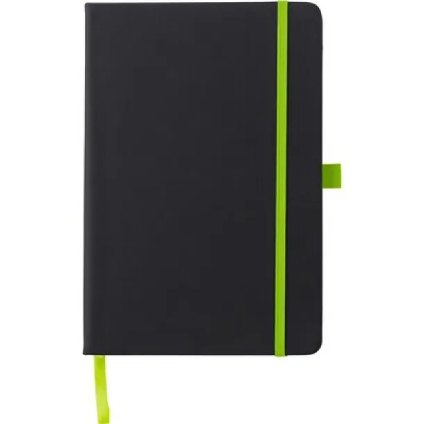  Notebook approx. A5 lime green