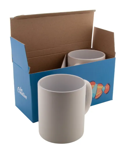 CreaBox Mug Double personalizirana kutija za 2 šalice Bijela