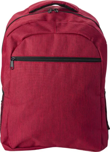 GLYNN ruksak od poliestera (600D), 15'' Crvena