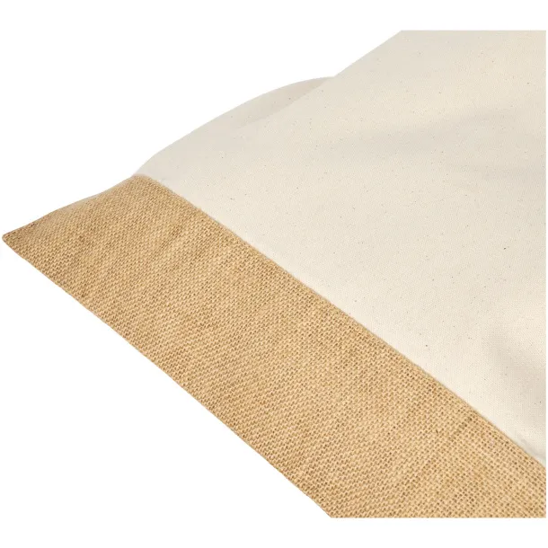 Delhi pamučno-jutena tote torba, 150 g/m2 Prirodna Prirodna