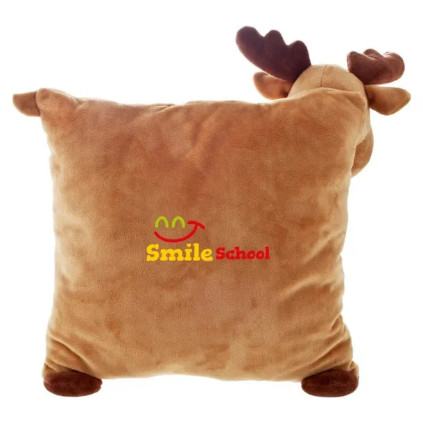 Grayson Plush reindeer, pillow brown