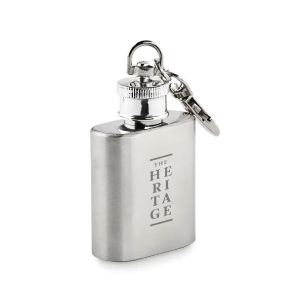 HIPPY Hipflask key ring Silver