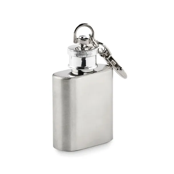 HIPPY Hipflask key ring Silver