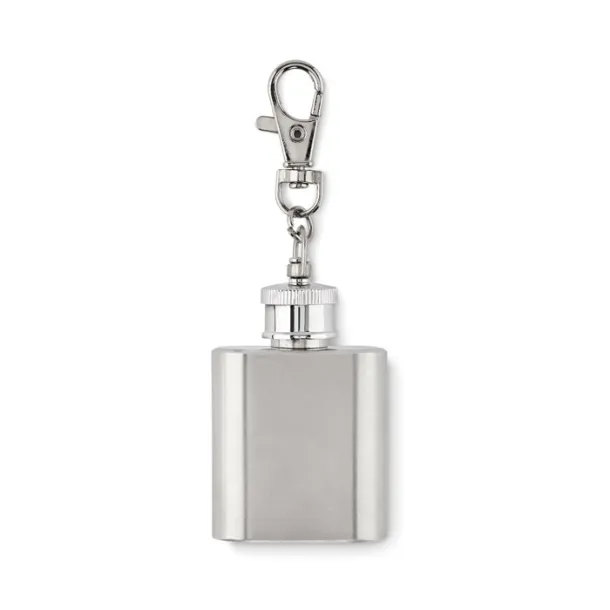 HIPPY Hipflask key ring Silver