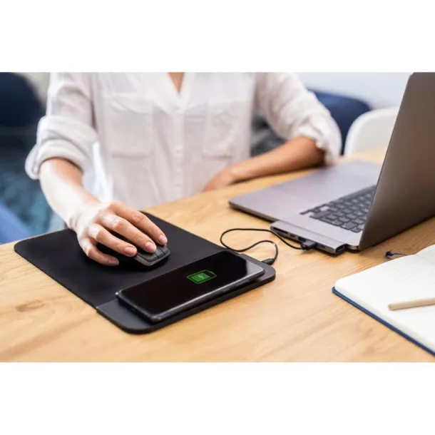  Mouse pad, wireless charger 10W black