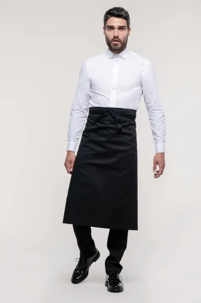  POLYCOTTON EXTRA-LONG APRON - Kariban Black