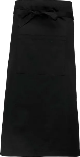  POLYCOTTON EXTRA-LONG APRON - Kariban Black