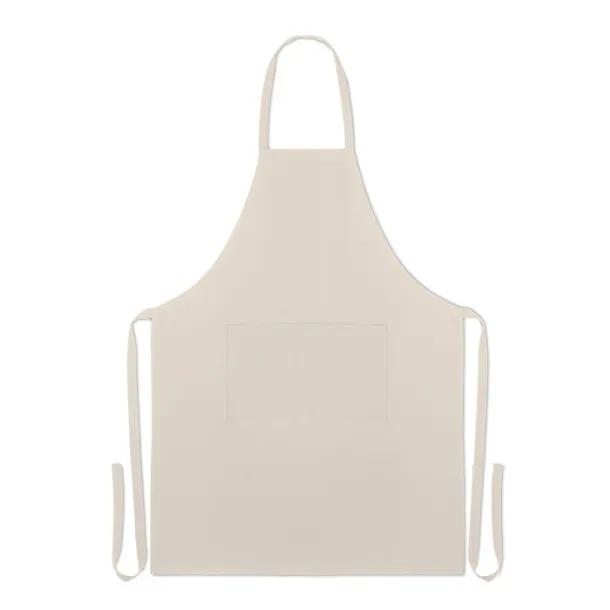 RAIPUR Organic cotton apron 200 gr/m² Beige