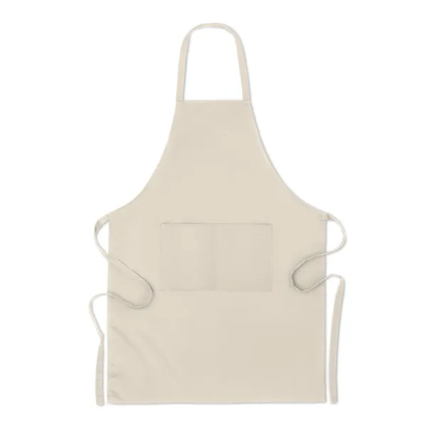 RAIPUR Organic cotton apron 200 gr/m² Beige