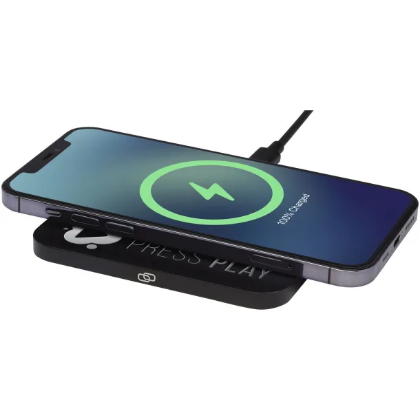 Hybrid 15W premium wireless charging pad - Tekiō® Solid black