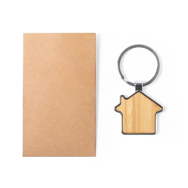  Keyring "house" wood