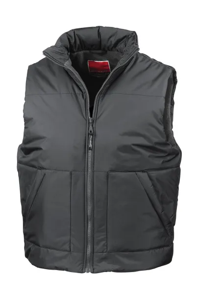  Fleece Lined Bodywarmer - Result Tamno siva