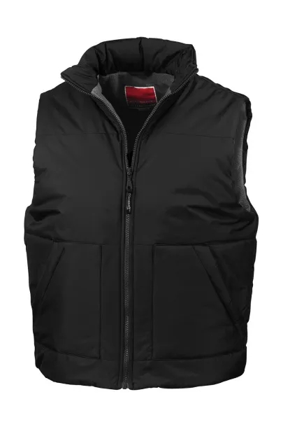  Fleece Lined Bodywarmer - Result Black