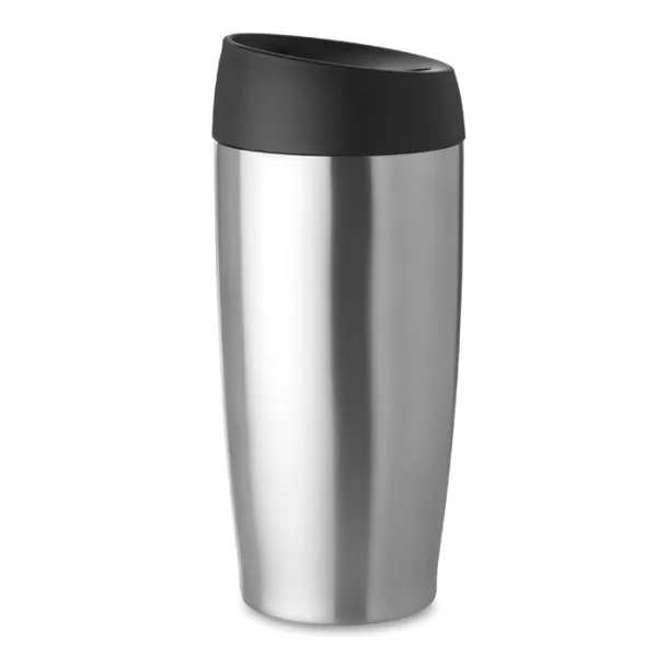 UPPSALA Double wall travel mug 350 ml Matt Silver