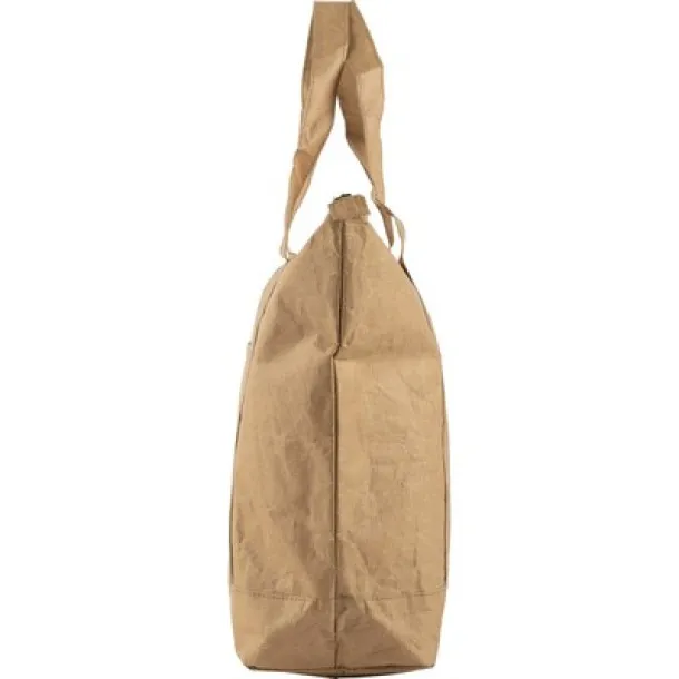  Laminated paper cooler bag brown