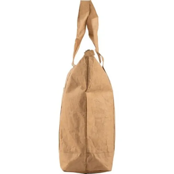  Laminated paper cooler bag brown