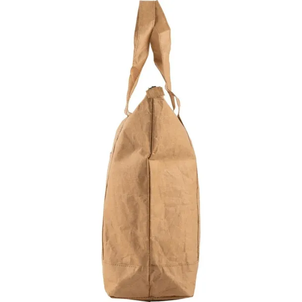  Laminated paper cooler bag brown