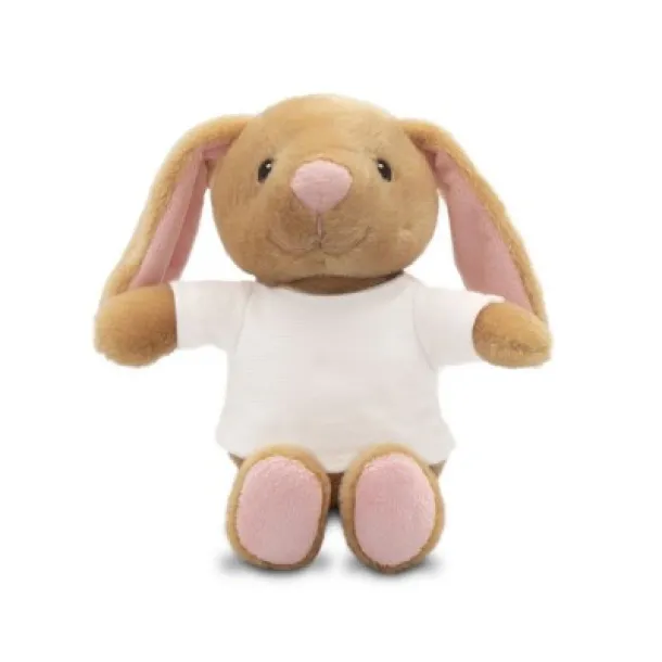 Jumpie RPET plush rabbit light brown