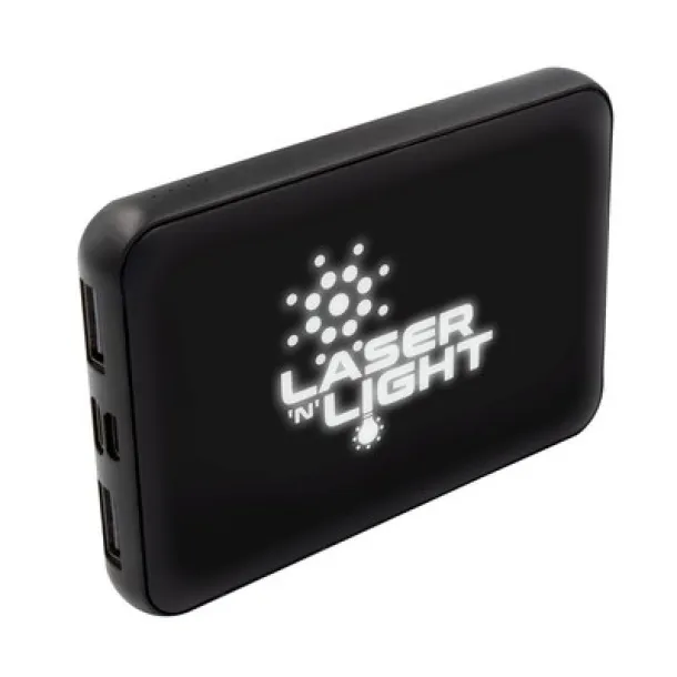  RPET prijenosna baterija 5000 mAh black