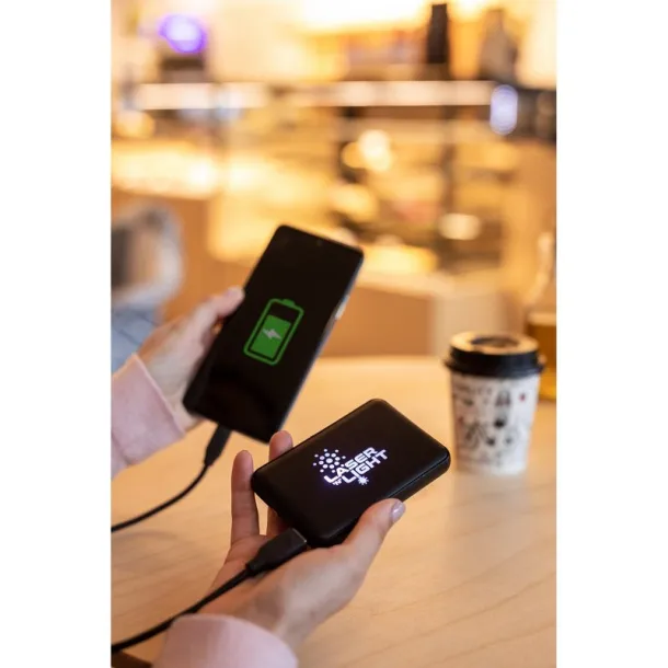  RPET power bank 5000 mAh Crna