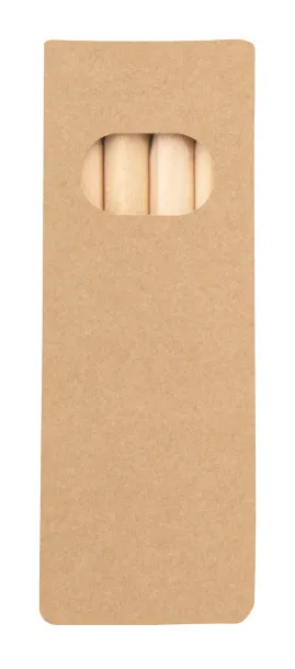 Penxil 4 Eco custom 4 pc pencil set Natural