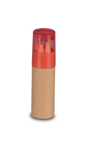 Baby pencil holder Red