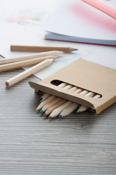 Lea set of 12 pencils Natural