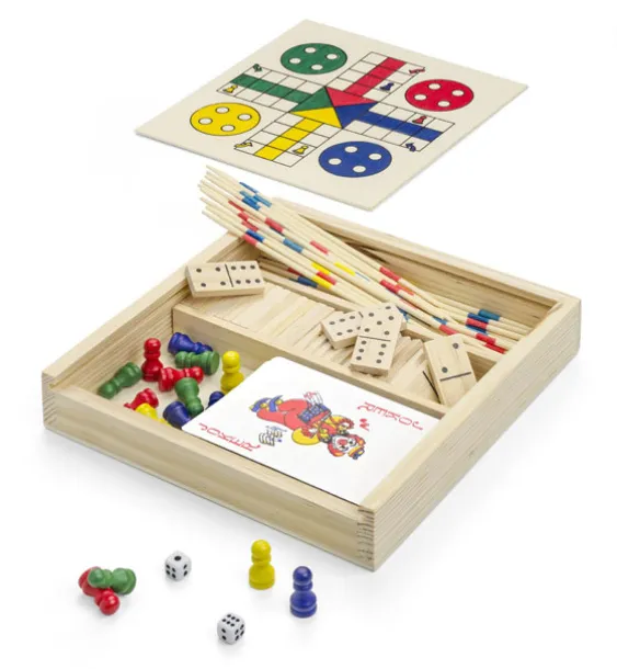 CATRO Game set 4 in 1 naturalny