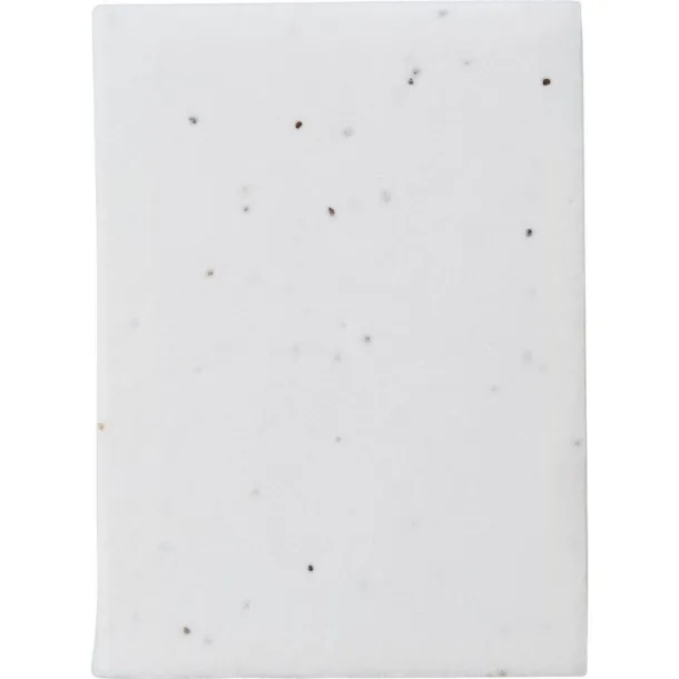  Memo holder, sticky notes, seed paper white