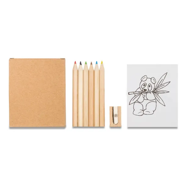 ARTISTE colouring set Brown