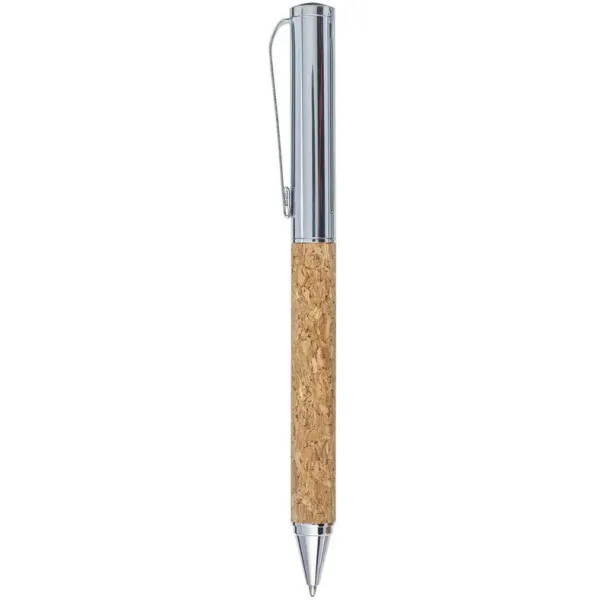  Cork writing set, ball pen and roller ball pen light brown